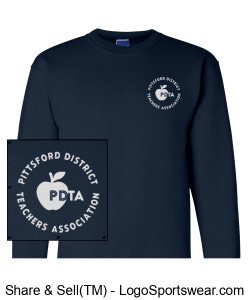 Mens Crew Neck Sweatshirt Design Zoom